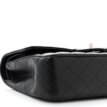 Chanel Caviar Quilted Medium Double Flap Black 9 of 12