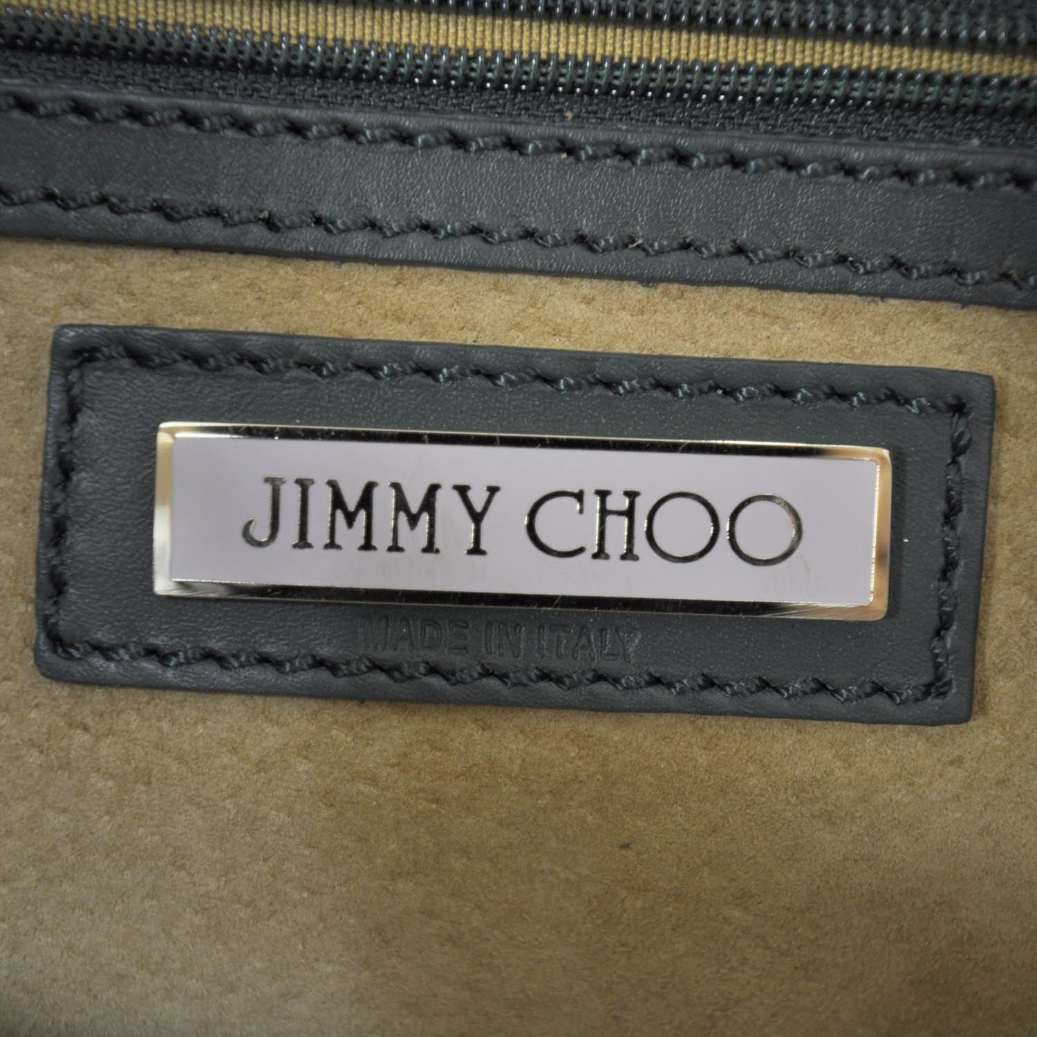 Jimmy Choo Leather Torquay Flap Bag Green 7 of 8