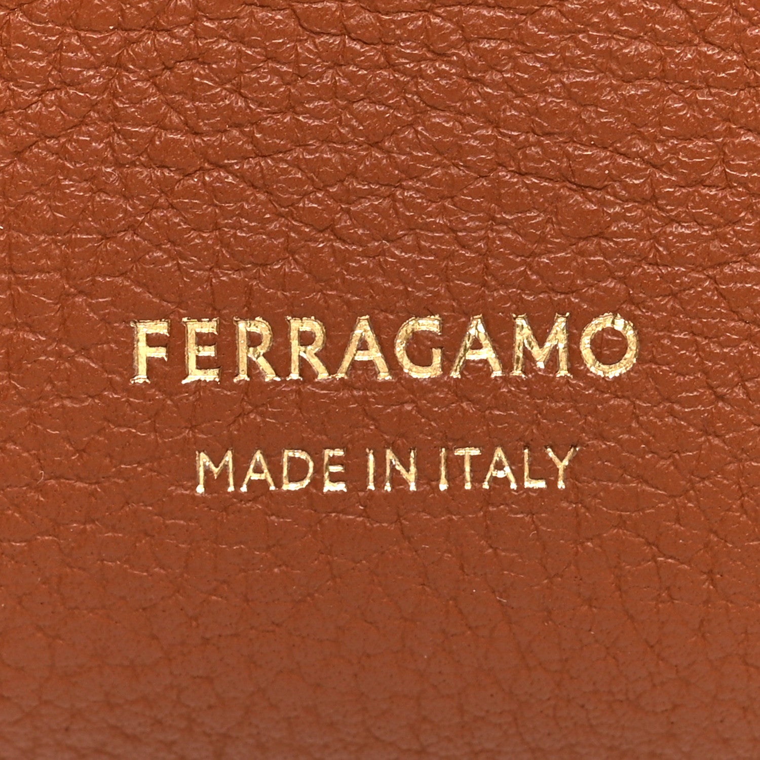 Salvatore Ferragamo Grained Calfskin V Hobo Cognac 7 of 10