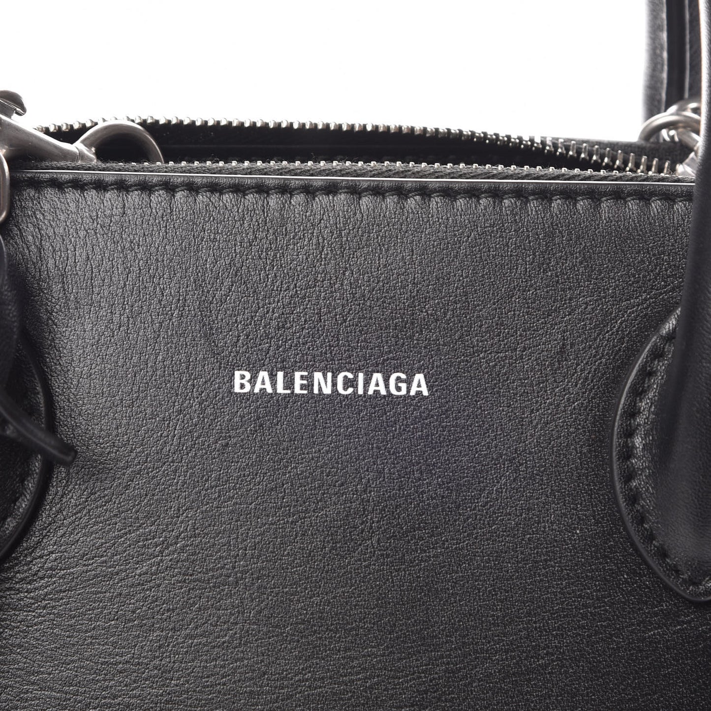 Calfskin I Love Techno S Ville Top Handle Bag Black Multicolor