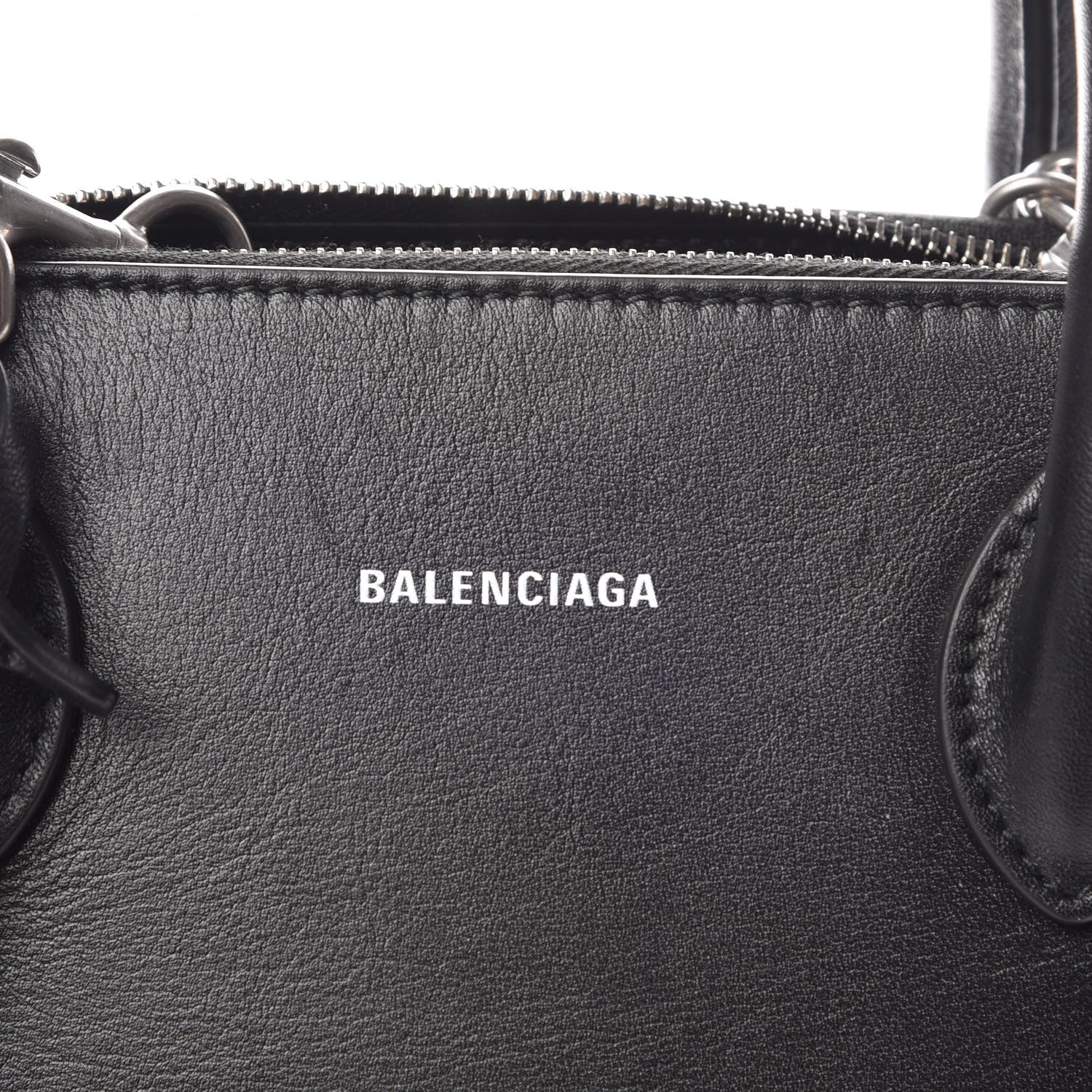 Balenciaga Calfskin I Love Techno S Ville Top Handle Bag Black Multicolor 6 of 12