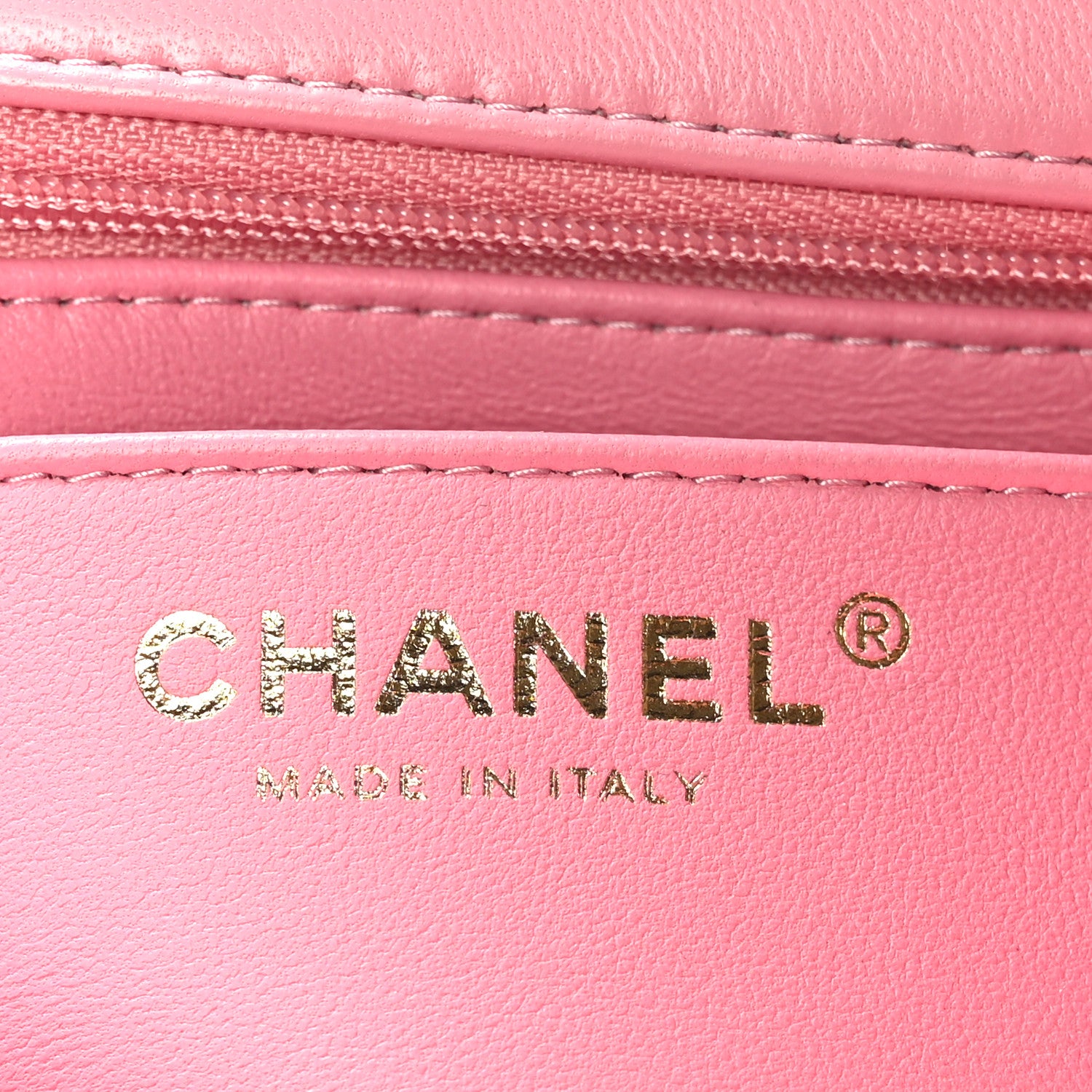 Chanel Lambskin Quilted Mini Top Handle Rectangular Flap Pink 7 of 10