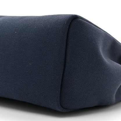 Hermes Military Toile Vache Hunter Herbag Zip Retourne 31 PM Bleu Marine Black 11 of 18