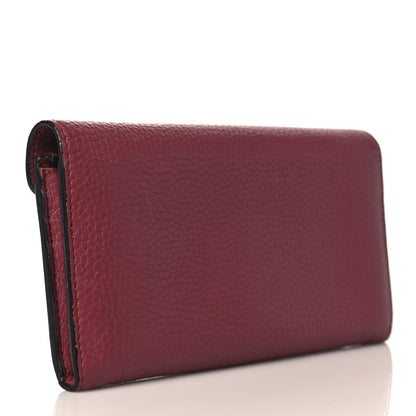Gucci Cellarius Calfskin GG Marmont Continental Wallet Dry Rose 3 of 7