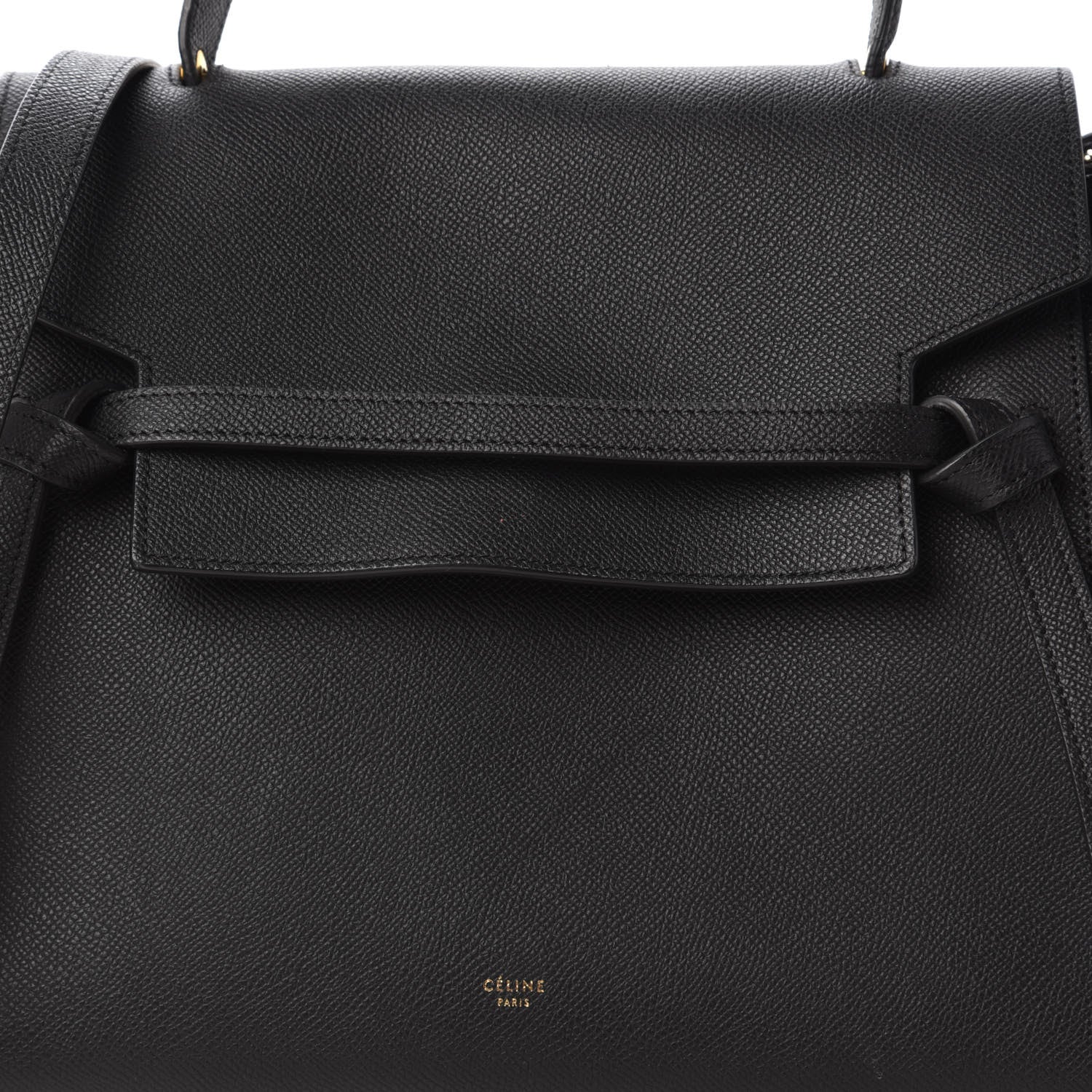 Celine Grained Calfskin Mini Belt Bag Black 9 of 9