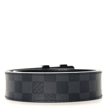 Louis Vuitton Damier Graphite 40mm LV Initiales Belt 90 36 2 of 6