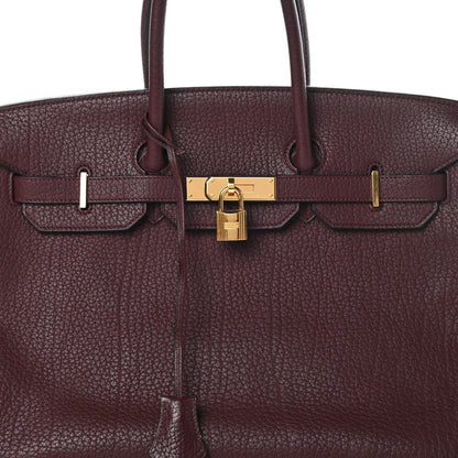 Hermes Fjord Birkin 35 Prune 8 of 17