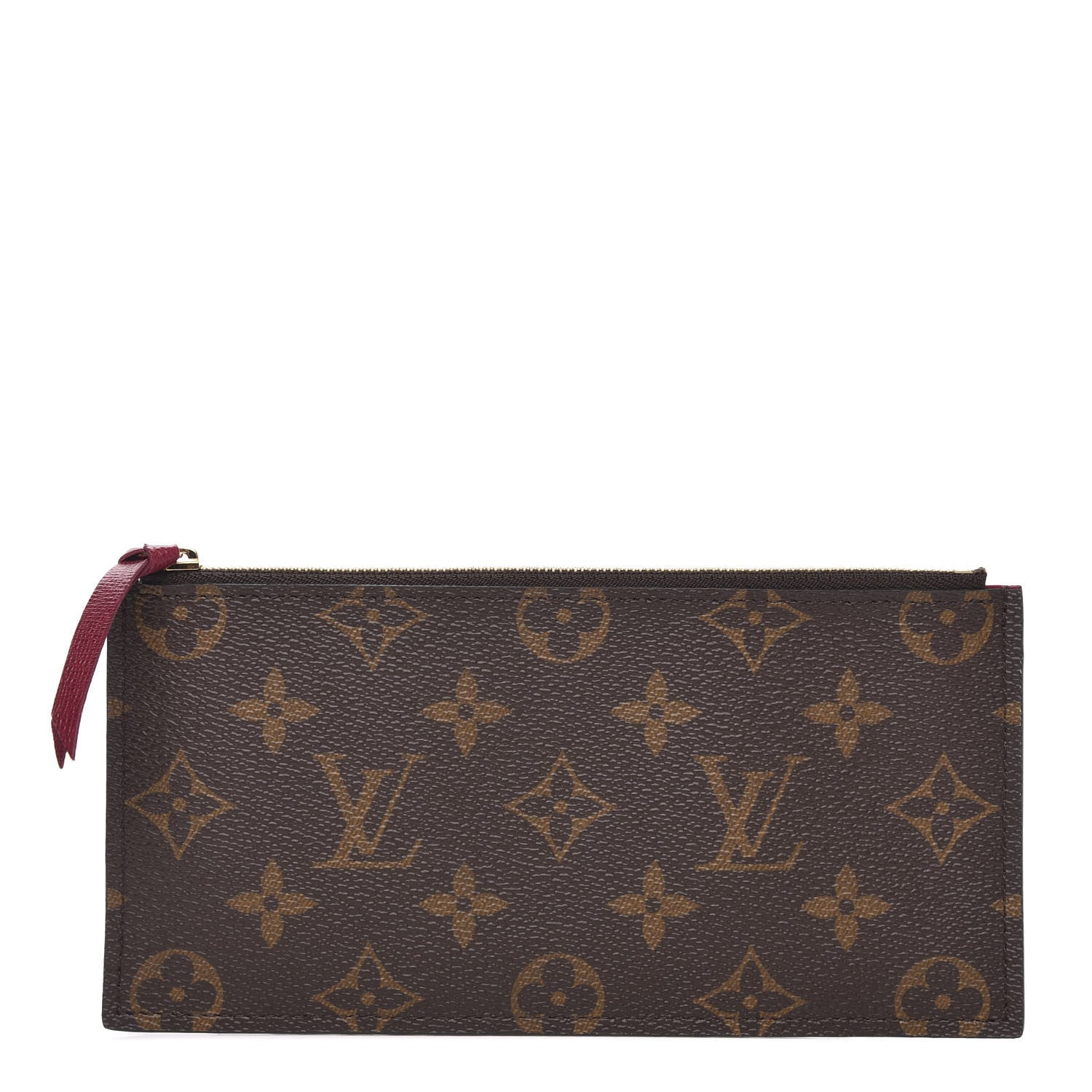 Louis Vuitton Monogram Felicie Chain Wallet Zippered Insert Fuchsia 1 of 6