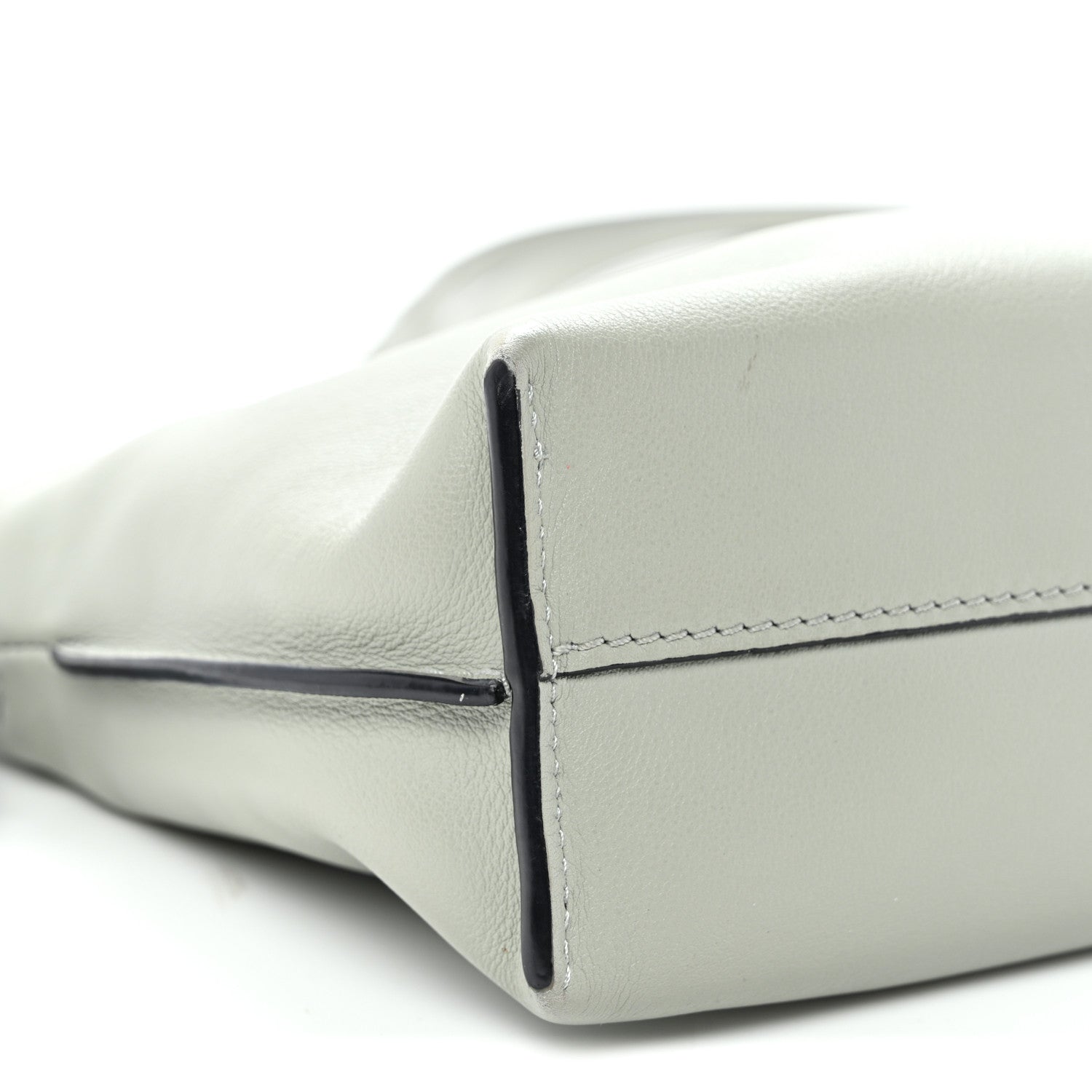 Loewe Calfskin Mini Flamenco Knot Clutch Ash Grey 8 of 9