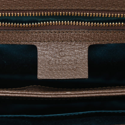 Gucci GG Supreme Monogram Web Medium Ophidia Chain Shoulder Bag Brown 6 of 8
