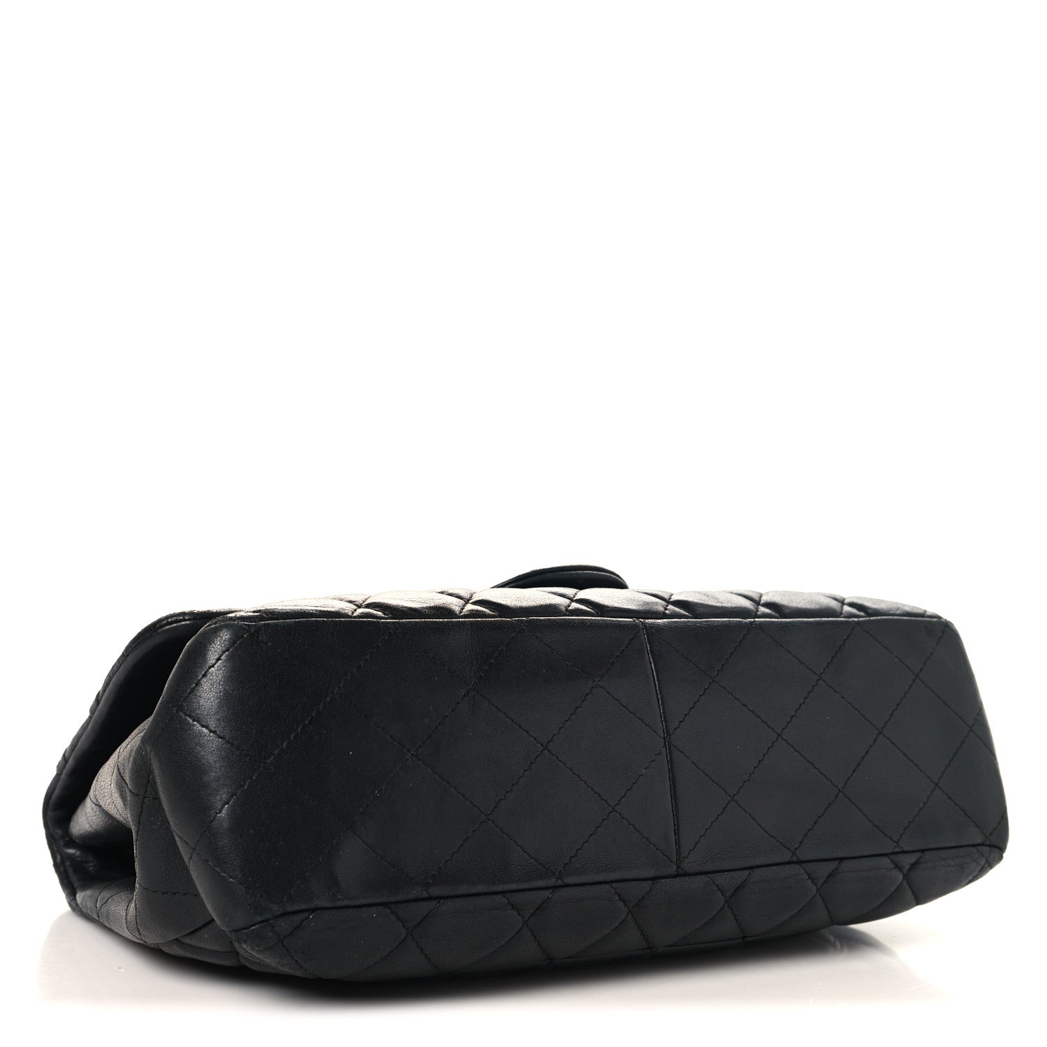Chanel Lambskin Quilted Jumbo Single Flap Black 4 of 10
