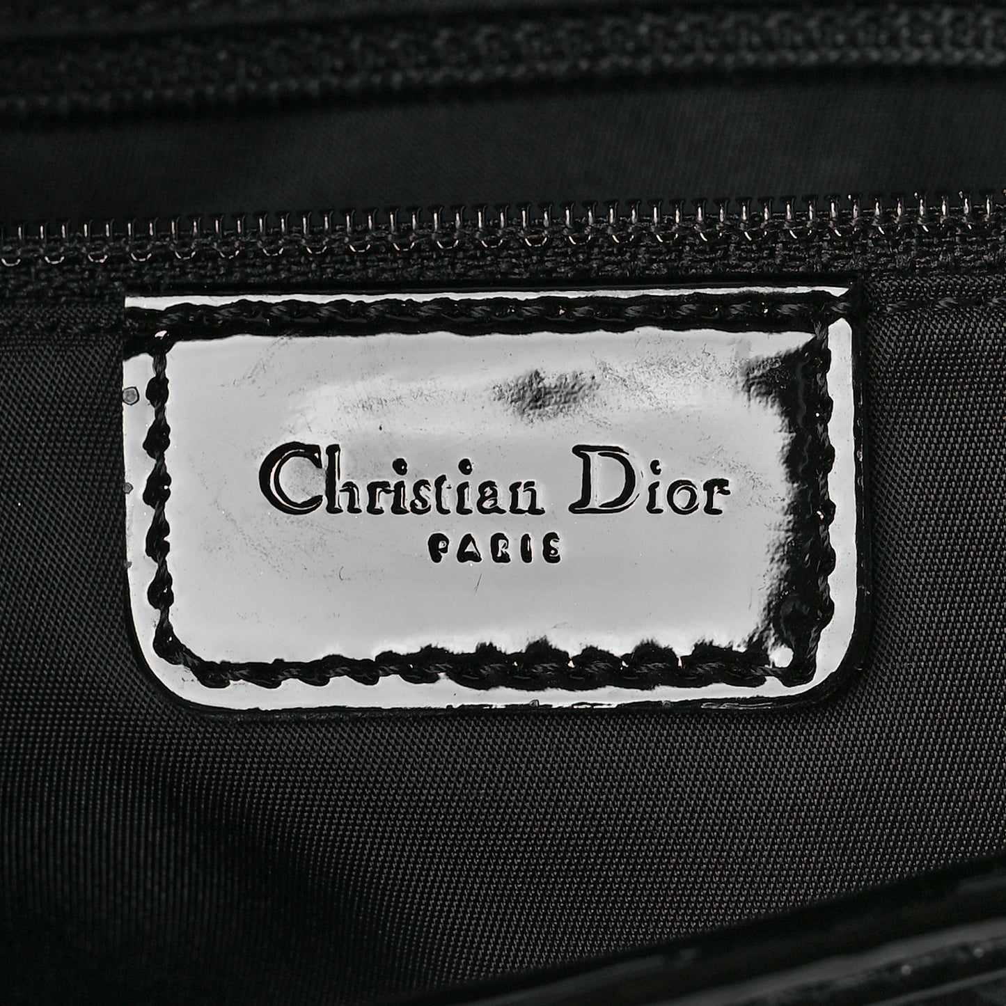 Monogram Saddle Bag Black