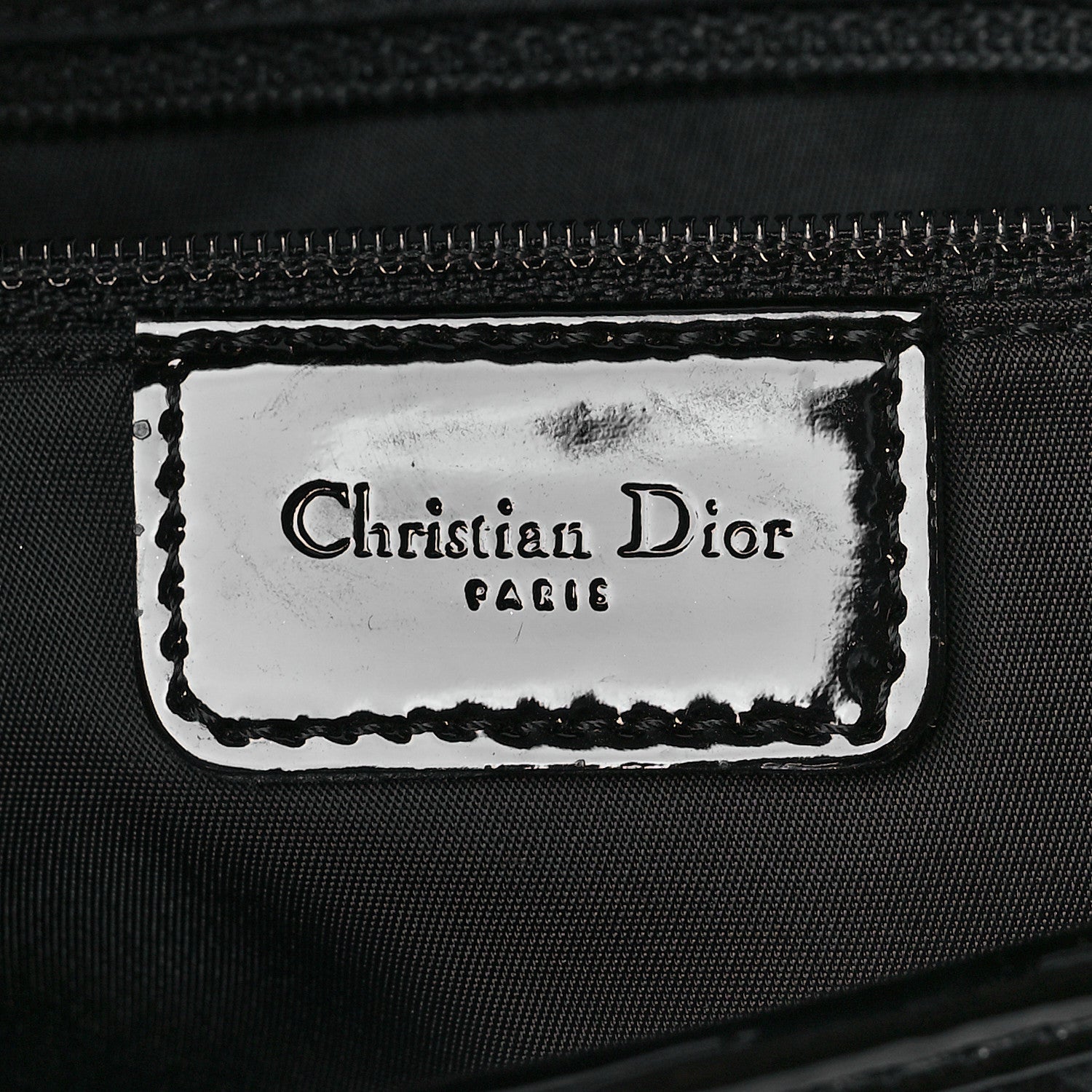Christian Dior Monogram Saddle Bag Black 5 of 7
