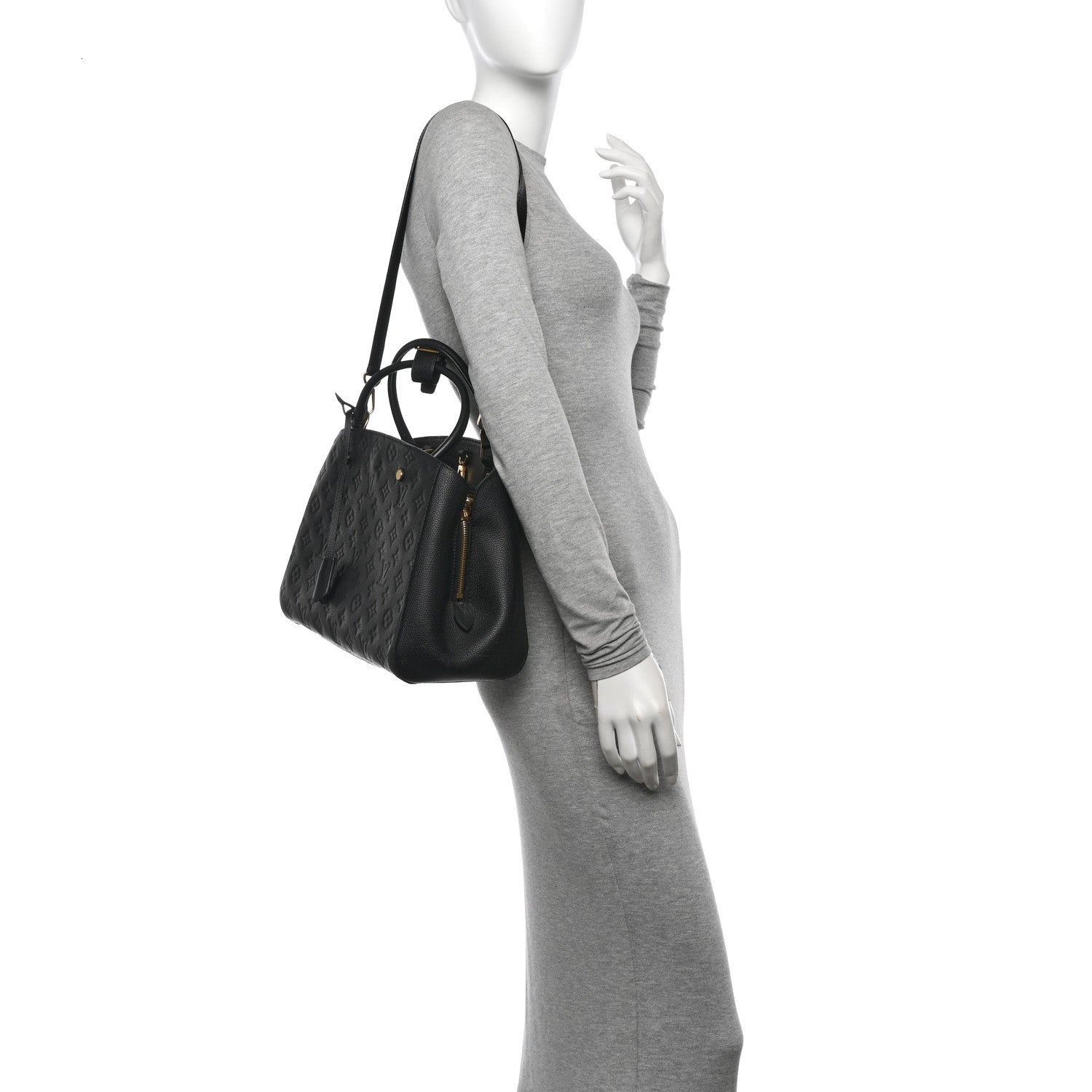 Louis Vuitton Empreinte Montaigne MM Black 2 of 14