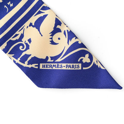 Hermes Silk Astrologie a Pois Twilly 2 of 4