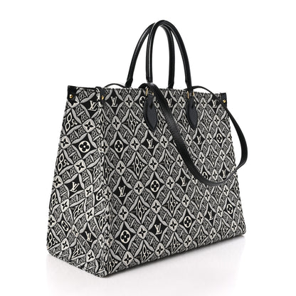 Louis Vuitton Jacquard Since 1854 Onthego GM Grey 3 of 10