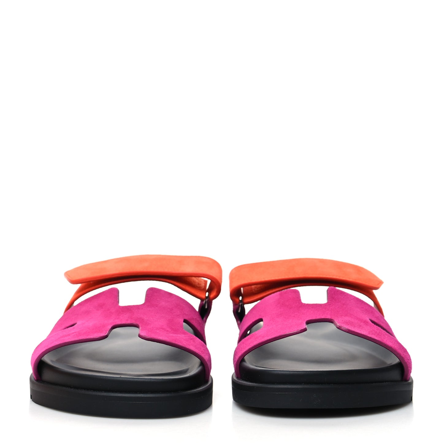 Suede Goatskin Womens Chypre Sandals 37 Rose Chapas Orange Synthetique
