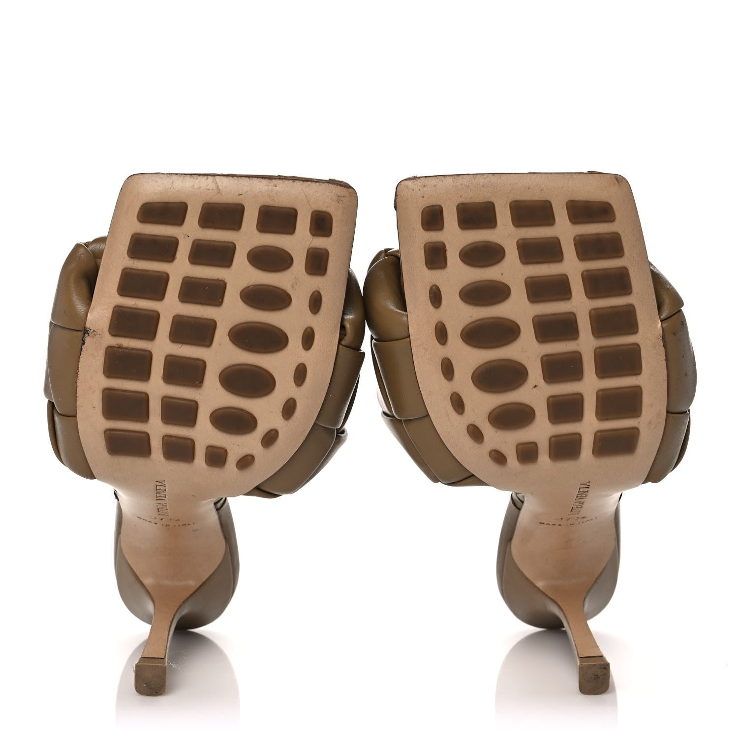 Bottega Veneta Nappa Maxi Intrecciato Lido 90mm Mule Sandals 37.5 Fudge 5 of 7