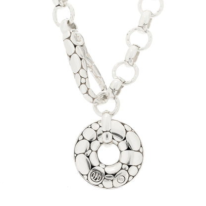 John Hardy Sterling Silver Kali Pebble Pendant Necklace 4 of 4