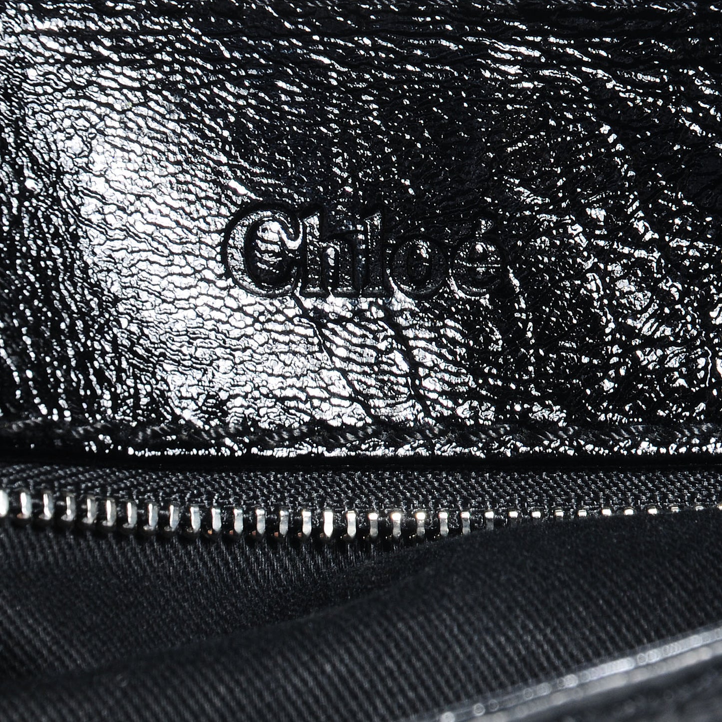Patent Leather Medium Paddington Satchel Black