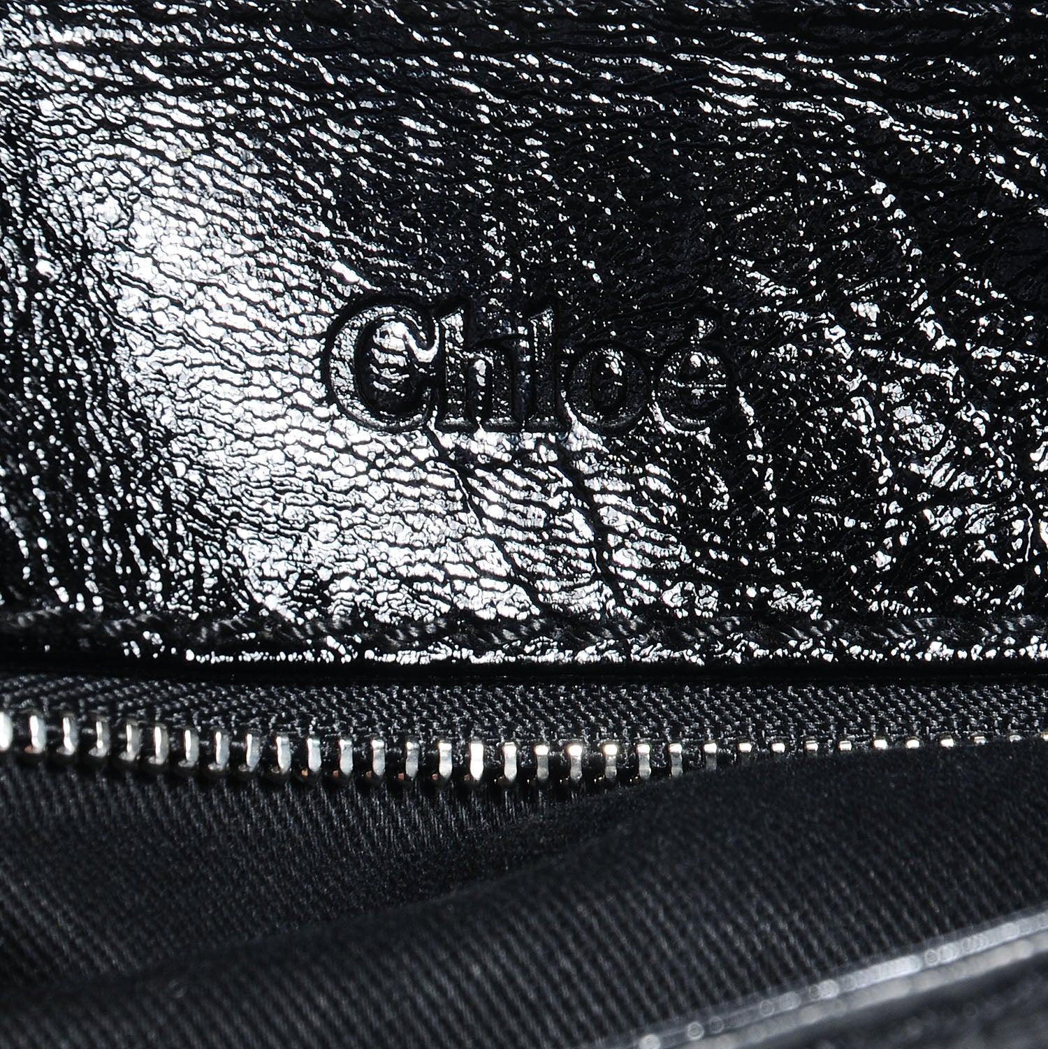 Chloe Patent Leather Medium Paddington Satchel Black 8 of 10