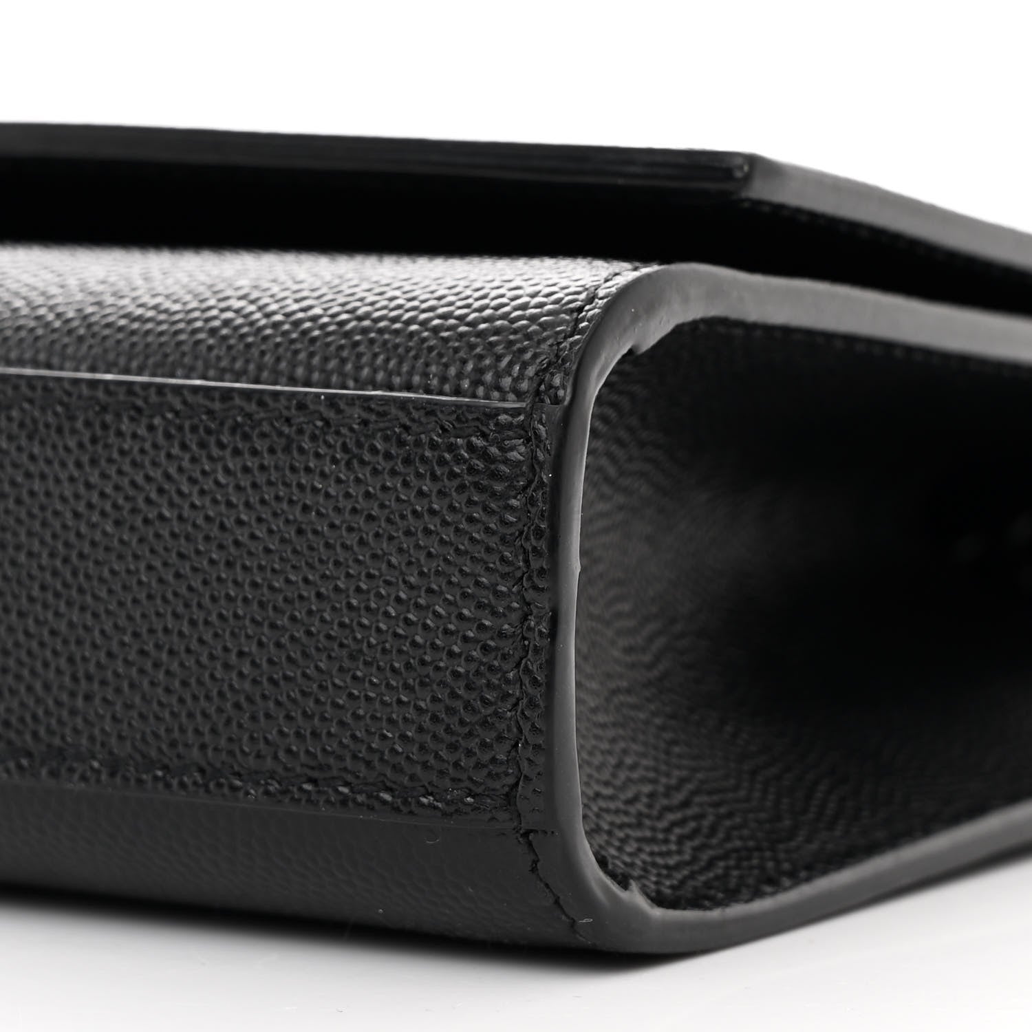 Saint Laurent Grain De Poudre Small Monogram Monochrome Kate Satchel Black 10 of 10