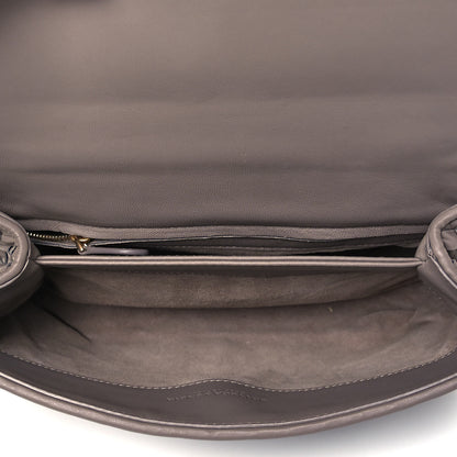 Bottega Veneta Nappa Intrecciato Medium Olimpia Bag Steel 4 of 6