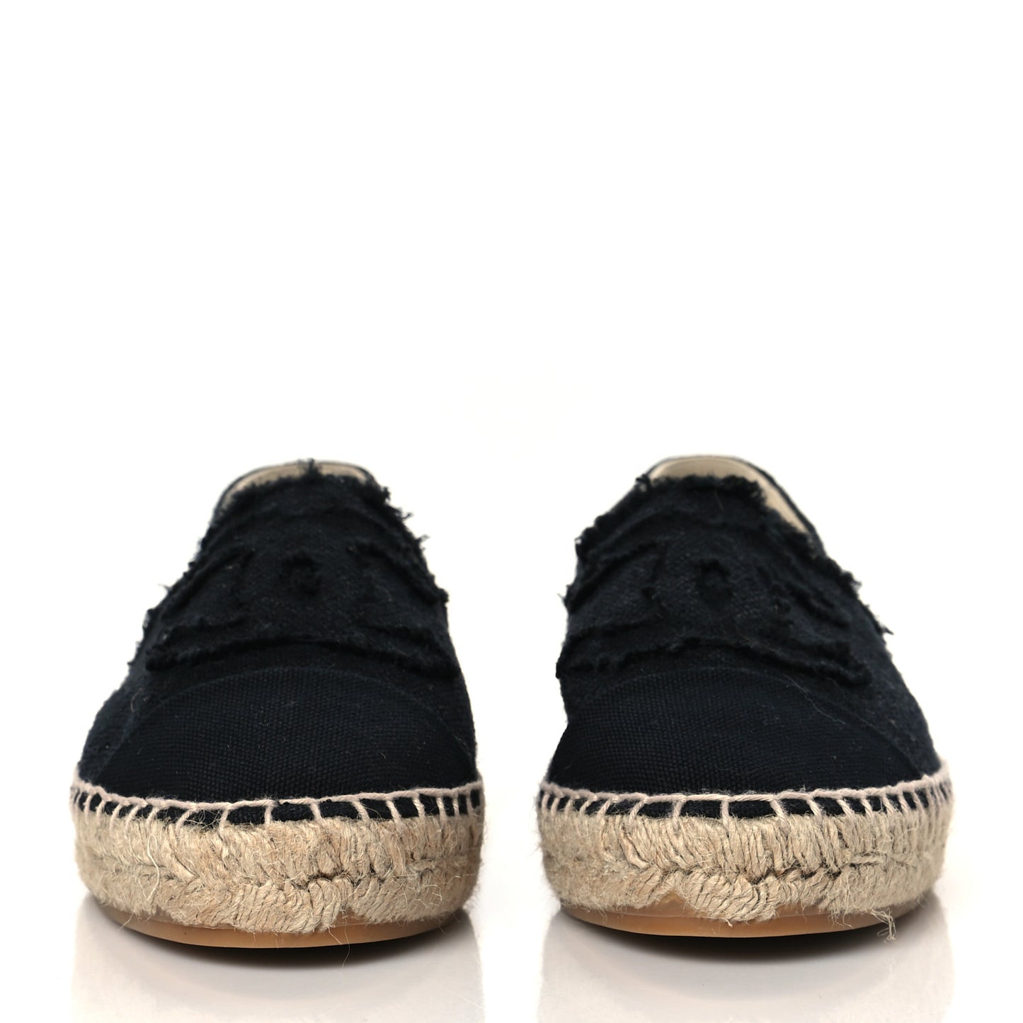 Denim Toile CC Espadrilles 38 Black
