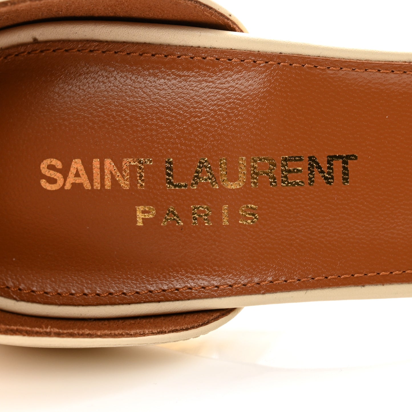 Calfskin 110 Opyum Sandals 36 Real Beige