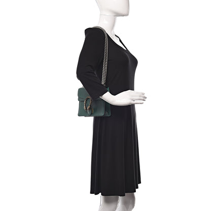 Gucci Calfskin Mini Dionysus Shoulder Bag Emerald 2 of 12