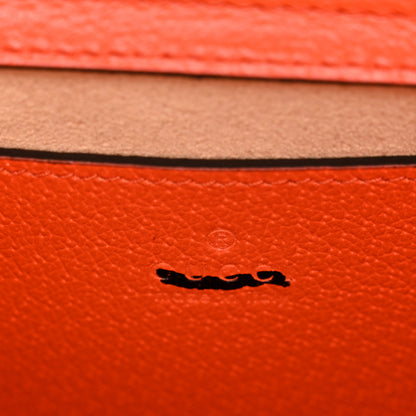 Gucci Textured Dollar Calfskin Web Mini Diana Tote Bag Deep Orange Spicy Cyclamin 6 of 10