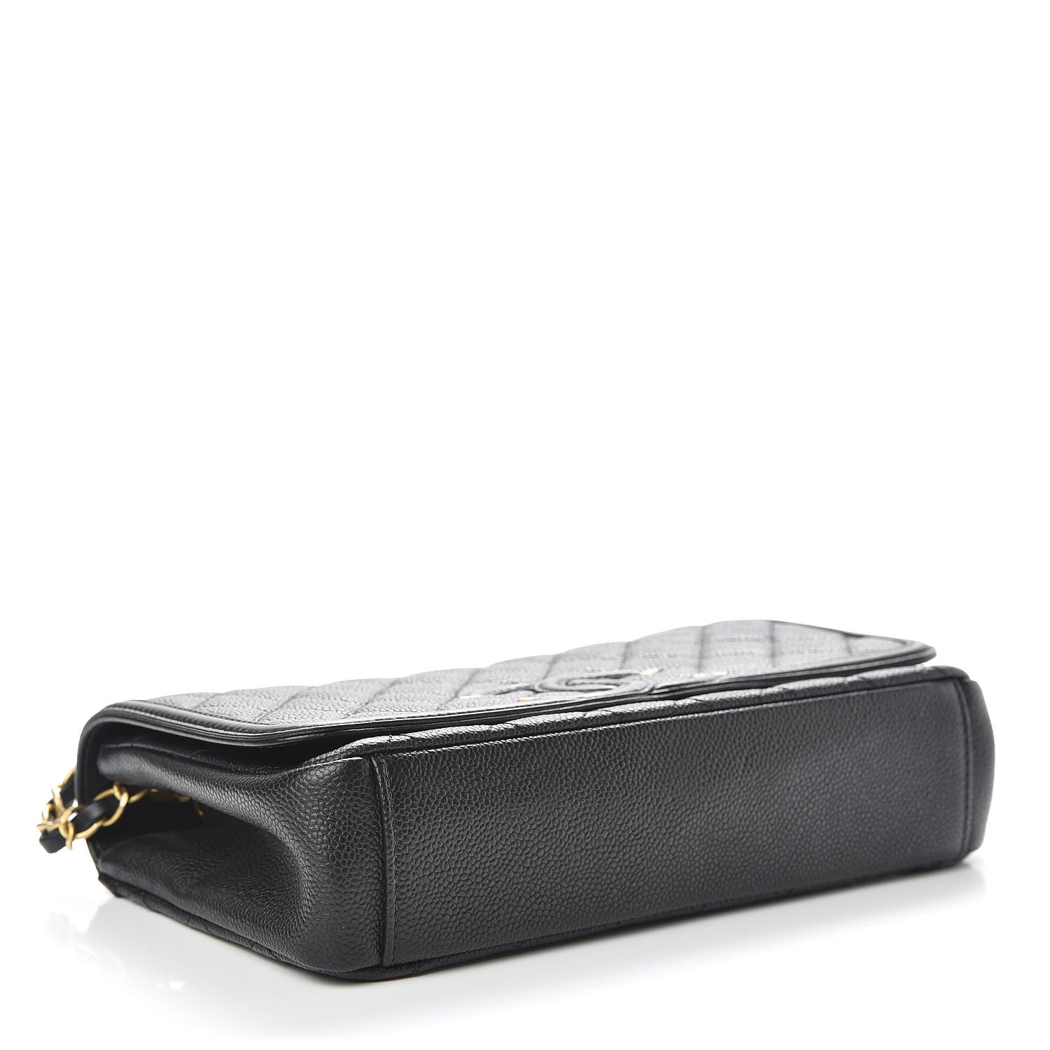 Chanel Caviar Quilted Medium CC Filigree Flap Black 4 of 12