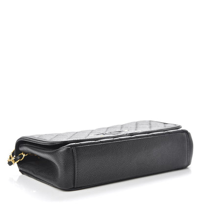Chanel Caviar Quilted Medium CC Filigree Flap Black 4 of 12