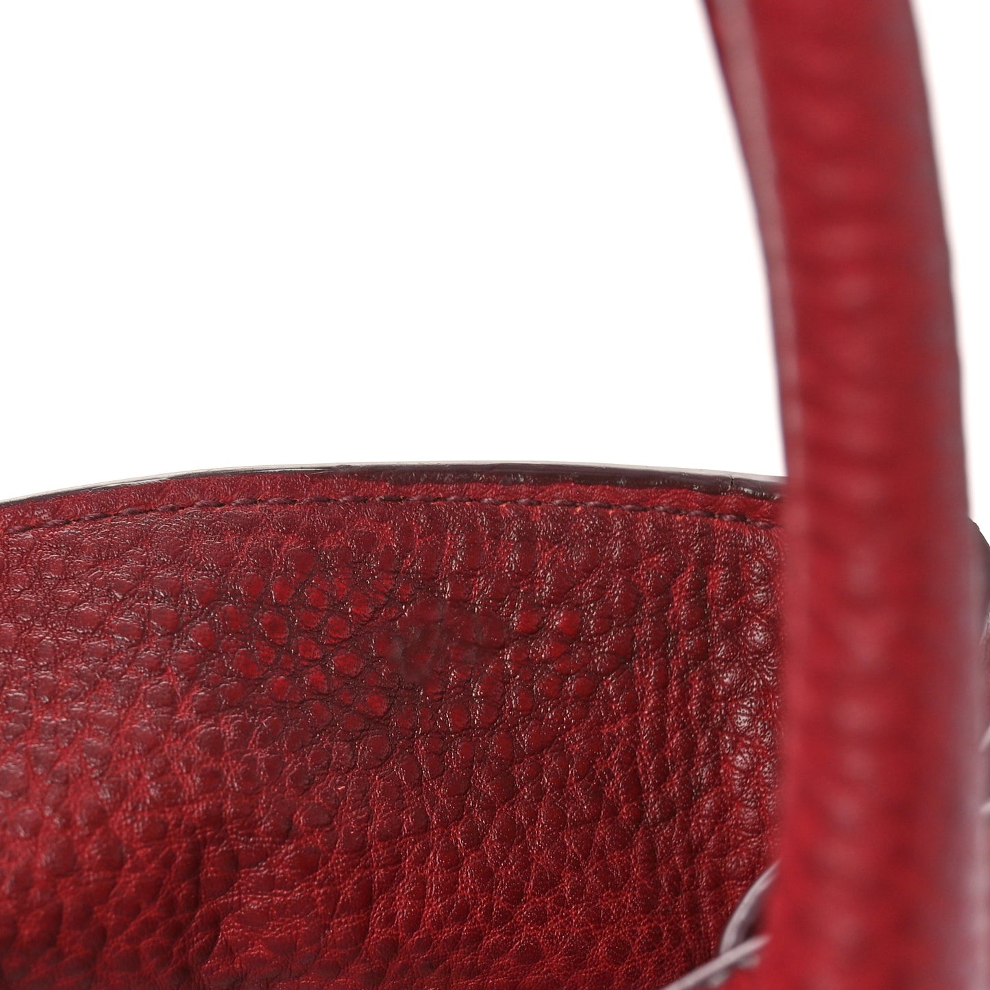 Vitello Daino Tote Rosso