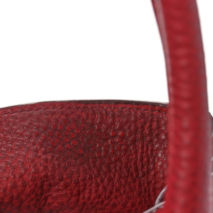 Prada Vitello Daino Tote Rosso 12 of 15