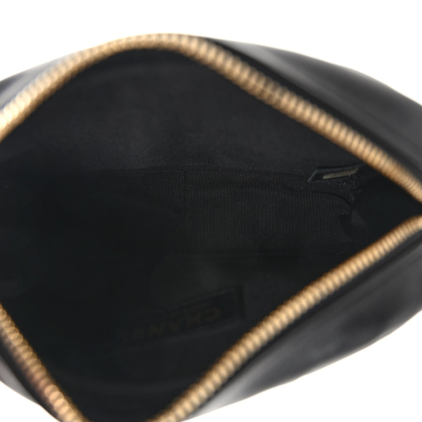 Lambskin Quilted Small Buckle Camera Case Bag Black