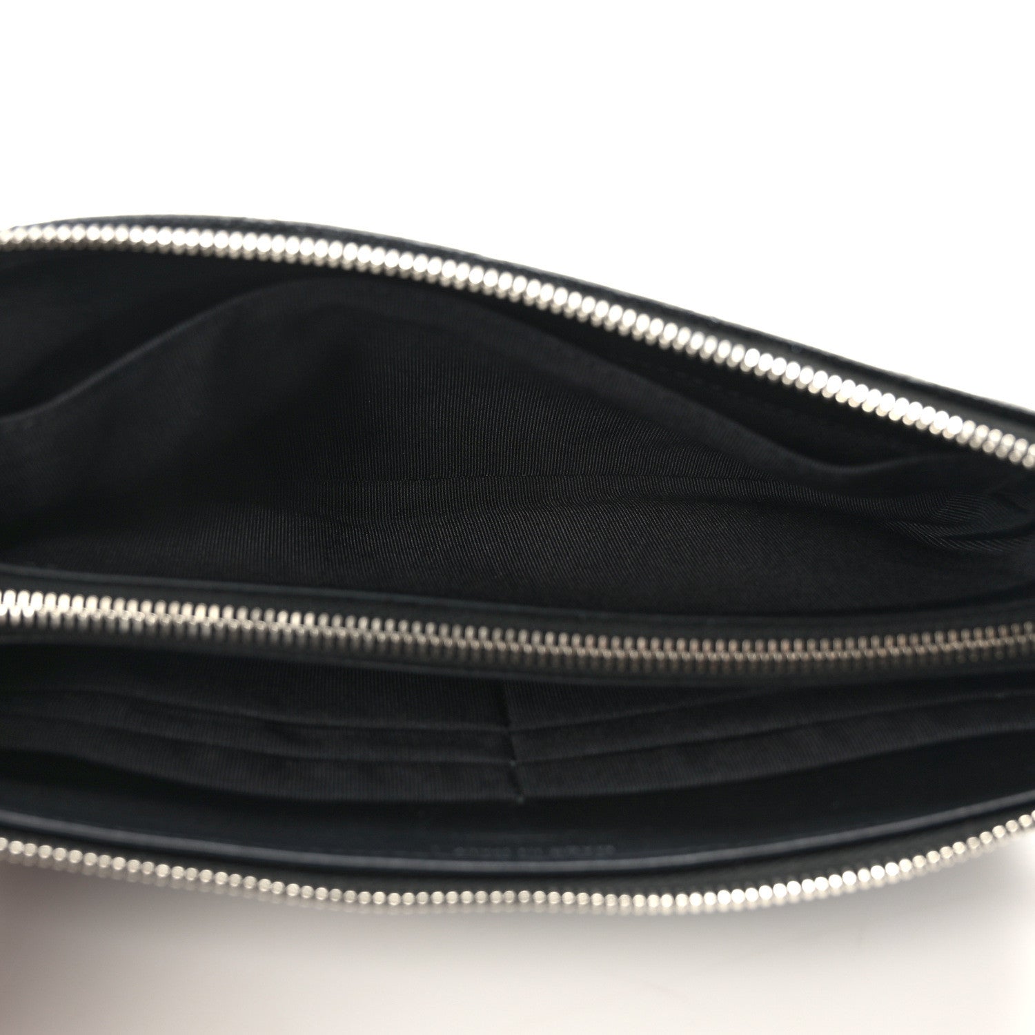 Chanel Iridescent Caviar Quilted Small Zipped Pouch Black 5 of 10