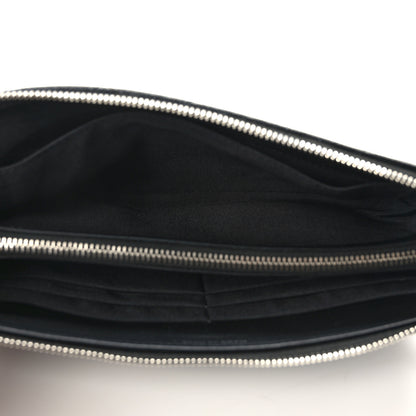 Chanel Iridescent Caviar Quilted Small Zipped Pouch Black 5 of 10