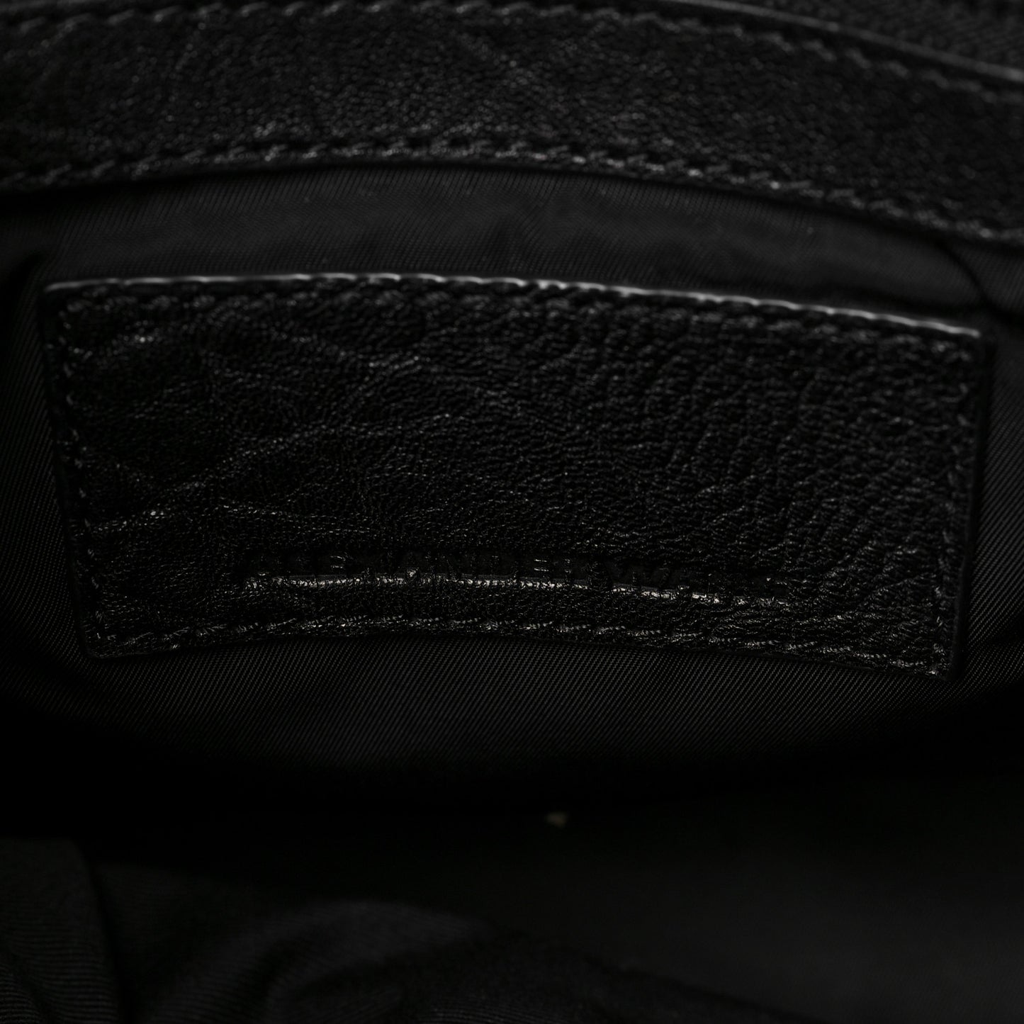 Pebbled Lambskin Rockie Black Nickel Hardware