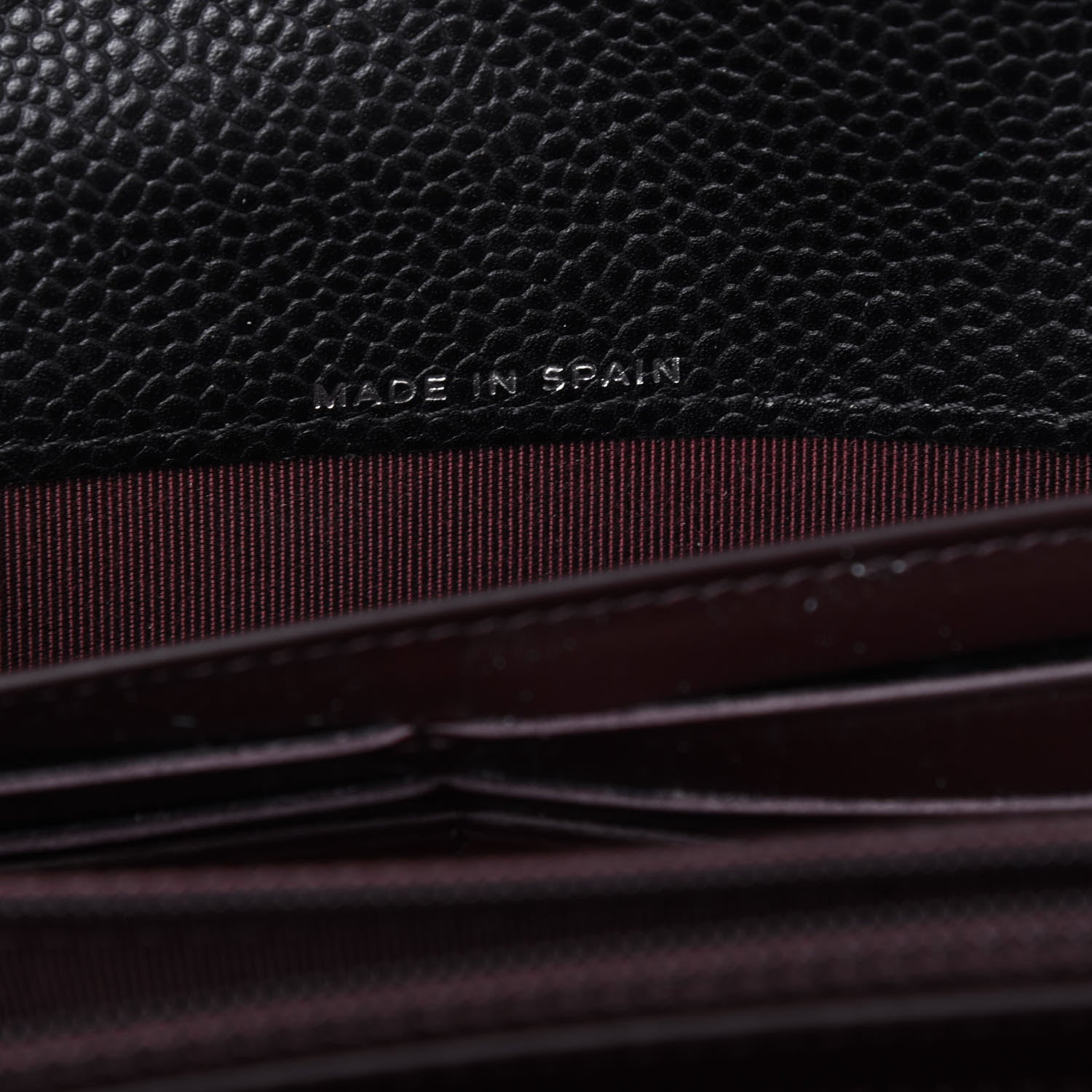 Chanel Caviar Quilted Large Gusset Flap Wallet Black 7 of 14