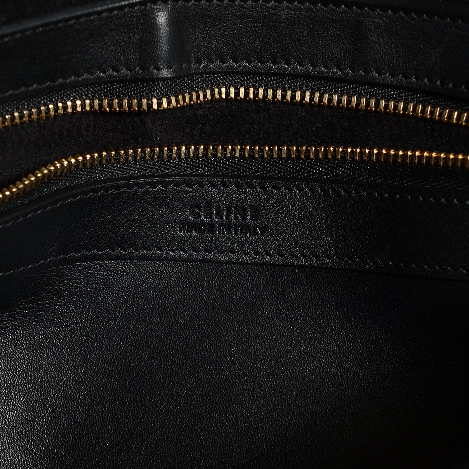 Celine Calfskin Orb Bag Black 6 of 7