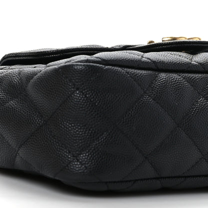 Chanel Caviar Quilted Small Wavy CC Hobo Black 8 of 9