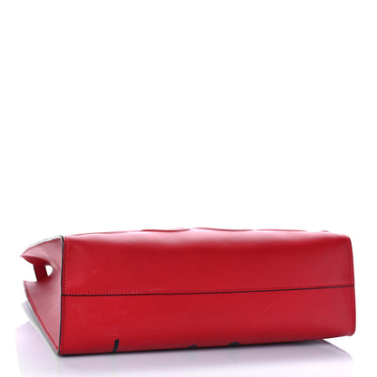 Gucci Calfskin GucciGhost Real Medium XL Tote Hibiscus Red 4 of 12