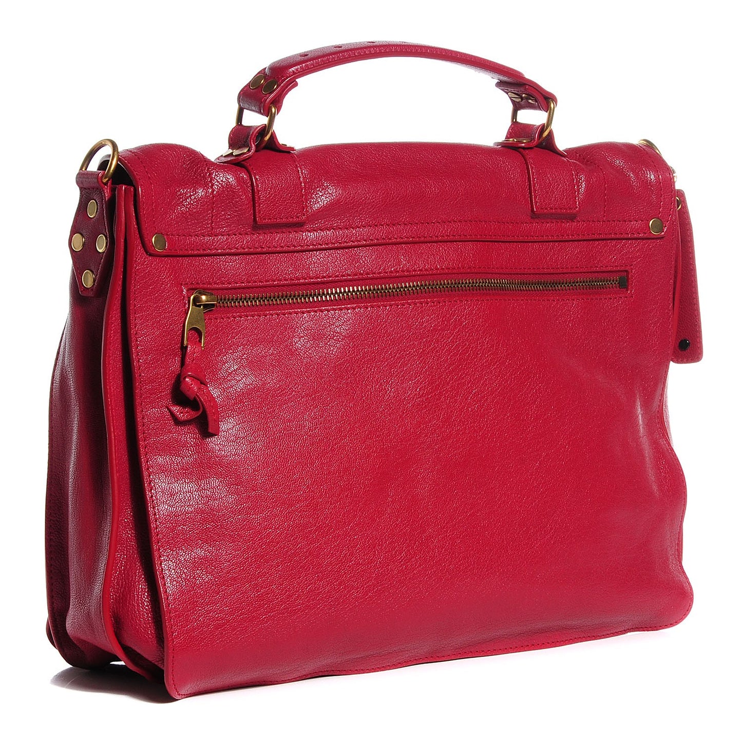 Lambskin PS1 Large Satchel Chianti
