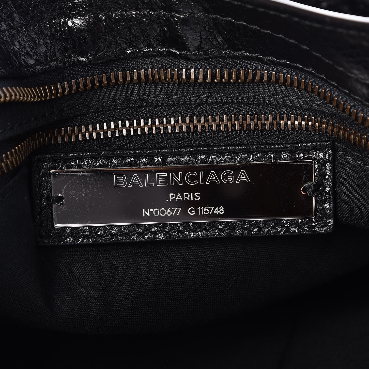 Balenciaga Agneau Classic Hardware City Black 7 of 8
