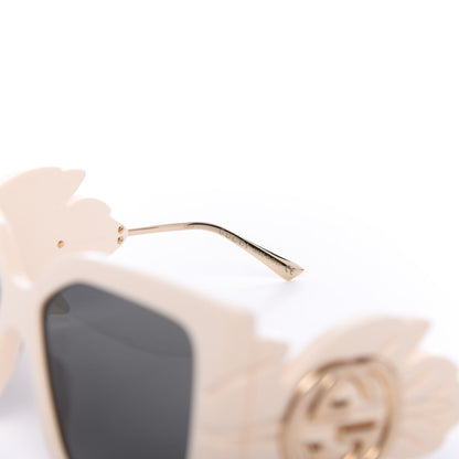 Gucci Acetate Square Frame Wing Sunglasses GG0535S Ivory 4 of 8