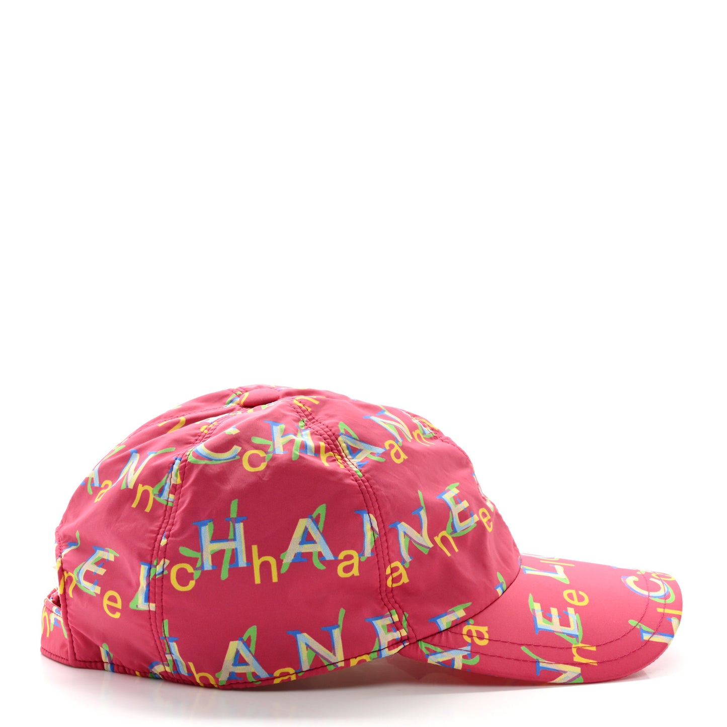 Nylon Logo Cap Hat Fuchsia
