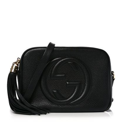 Gucci Pebbled Calfskin Small Soho Disco Bag Black 1 of 21