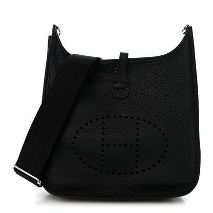 Hermes Taurillon Clemence Evelyne III Black 1 of 9