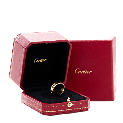 Cartier 18K Yellow Gold 5.5mm LOVE Ring 55 7.25 5 of 5